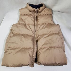 Old Navy Boys Full Zip Water Resistant Puffer Vest S (6-7)